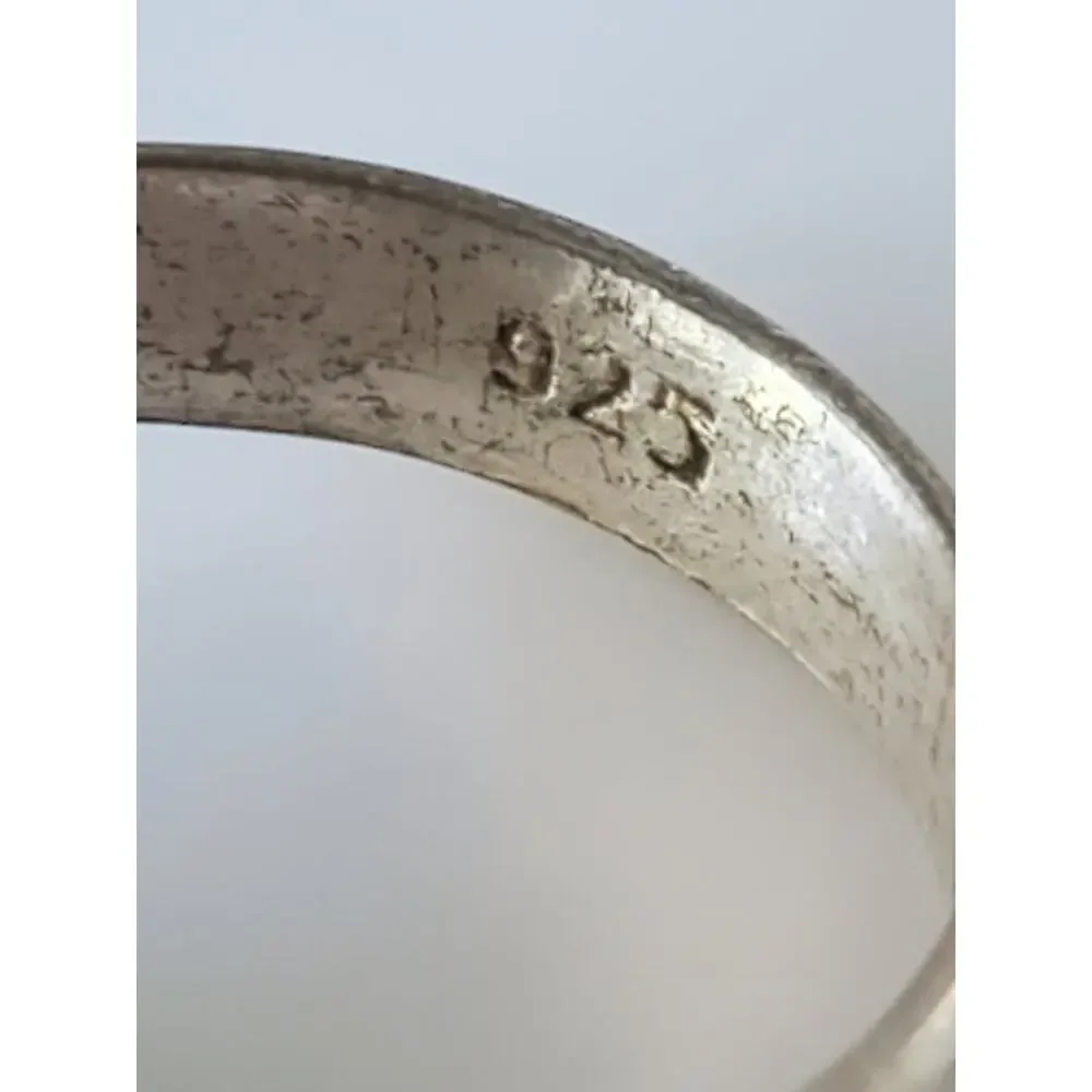 Vintage Labrodite Sterling Silver Ring